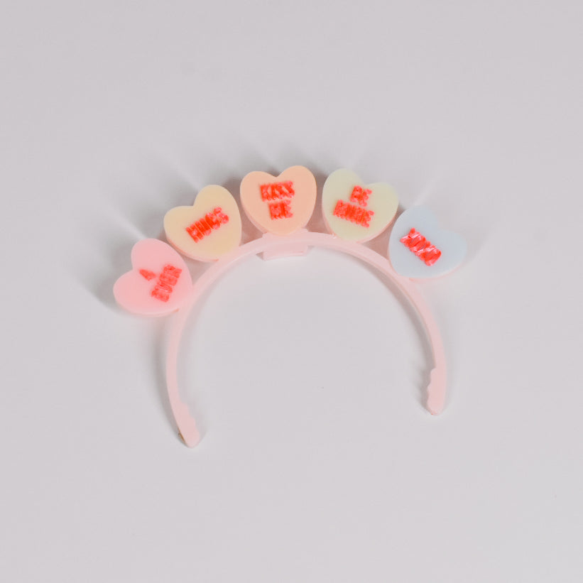 Conversation Hearts Headband