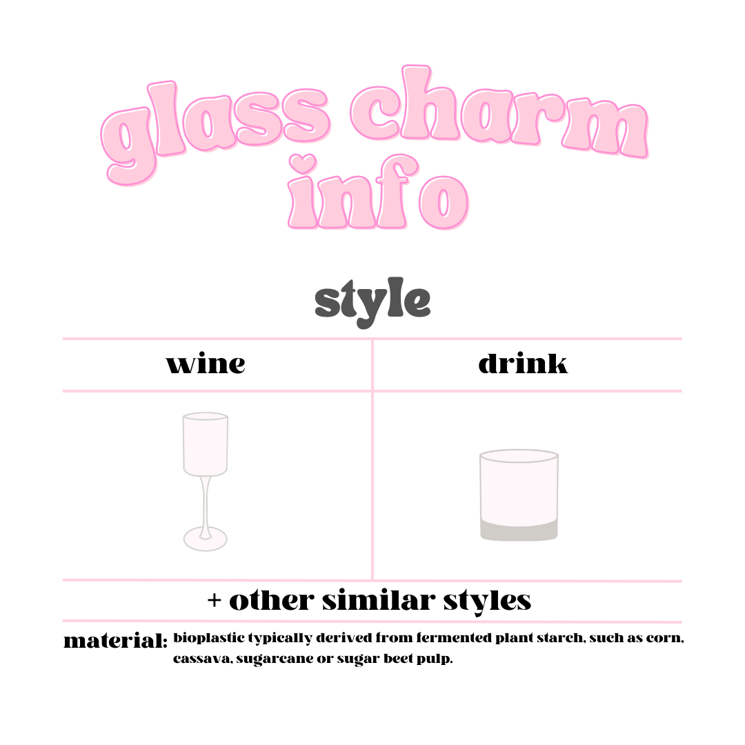 Cheers Glass Charm