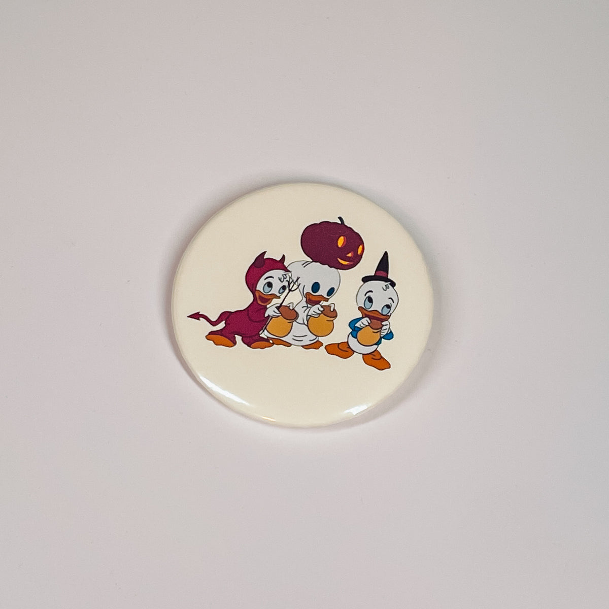 Spooky Ducks Button Pin