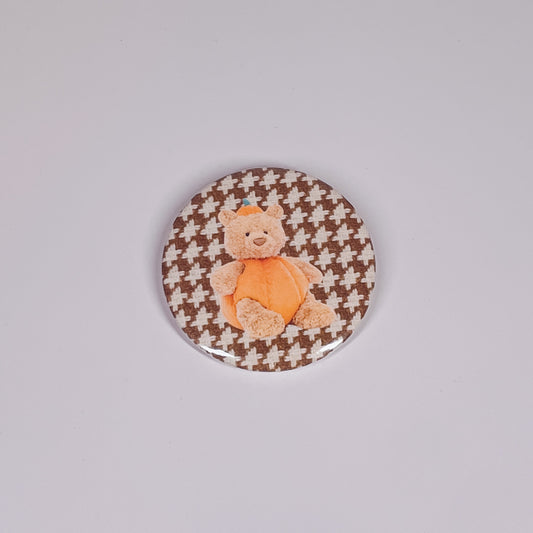 Teddy Bear Button Pin