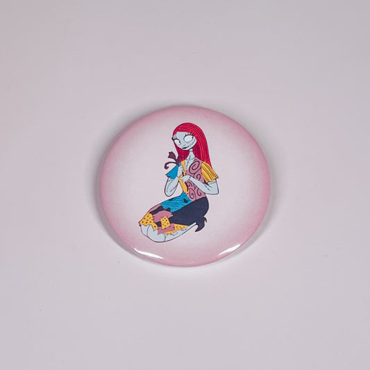 Pumpkin Queen Button Pin