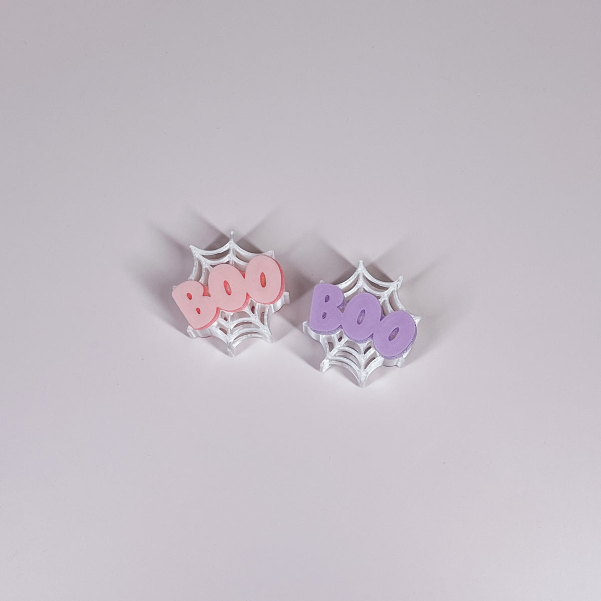 Boo Web Straw Charm