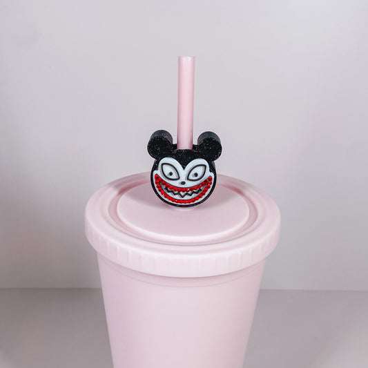 Spooky Teddy Straw Charm