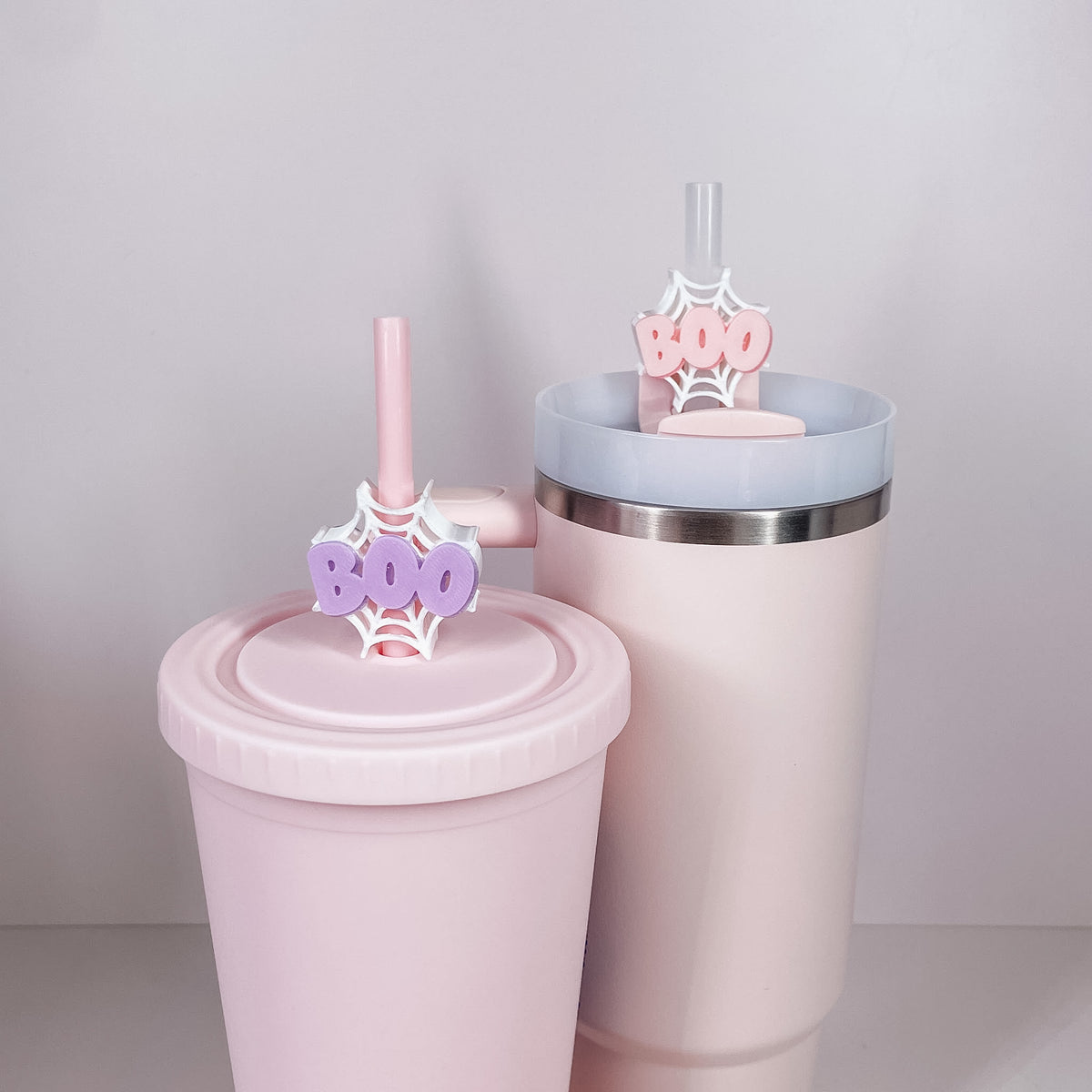 Boo Web Straw Charm