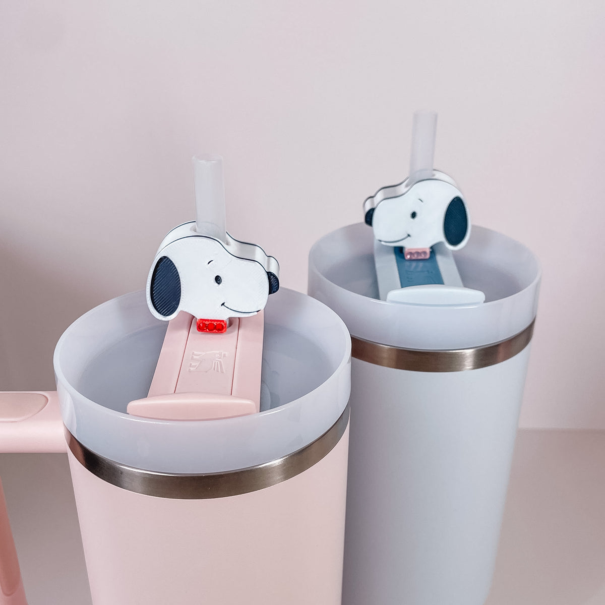 S N O O P Straw Charm